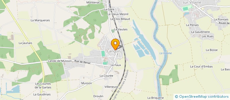 localisation de l'entreprise CENTRE COMMUNAL D ACTION SOCIALE à LANGON