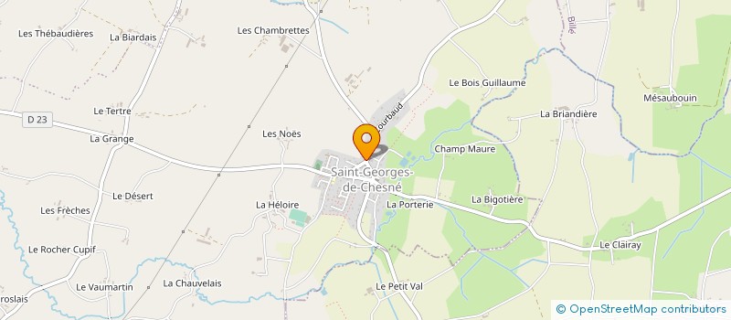 localisation de l'entreprise CENTRE COMMUNAL D ACTION SOCIALE  MEZIERES-SUR-COUESNON