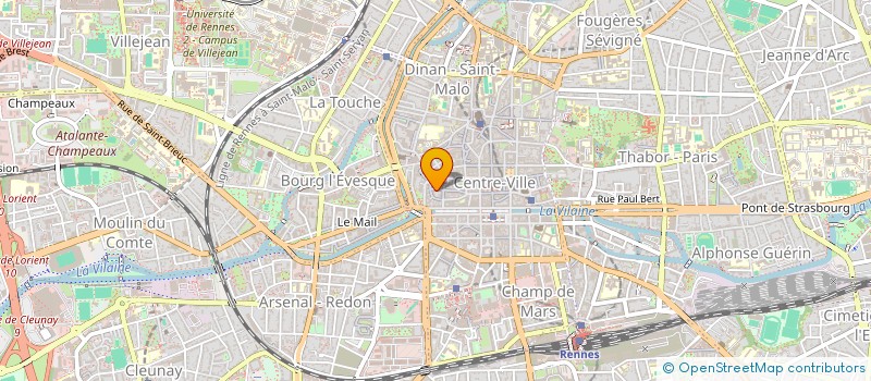 localisation de l'entreprise CENTRE COMMUNAL D'ACTION SOCIALE à RENNES