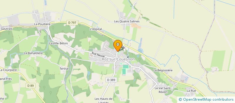 localisation de l'entreprise CENTRE COMMUNAL D'ACTION SOCIALE à ROZ-SUR-COUESNON