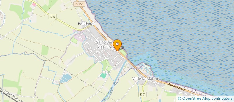localisation de l'entreprise CENTRE COMMUNAL D ACTION SOCIALE à SAINT-BENOIT-DES-ONDES