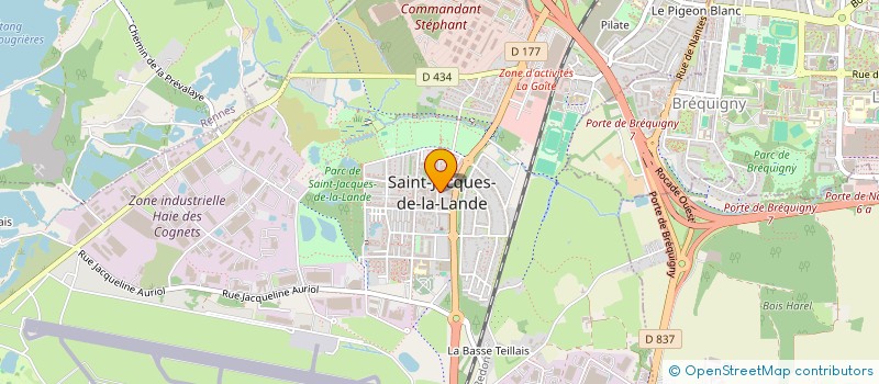 localisation de l'entreprise CENTRE COMMUNAL D ACTION SOCIALE à SAINT-JACQUES-DE-LA-LANDE