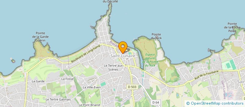 localisation de l'entreprise CENTRE COMMUNAL D ACTION SOCIALE  SAINT-LUNAIRE