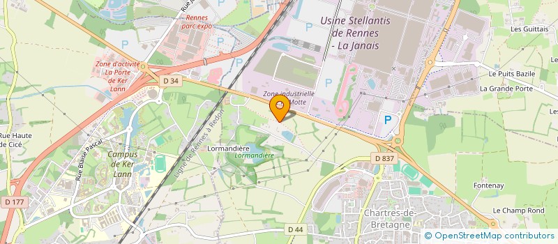 localisation de l'entreprise CENTRE COMMUNAL D'ACTION SOCIALE  PONT-PEAN