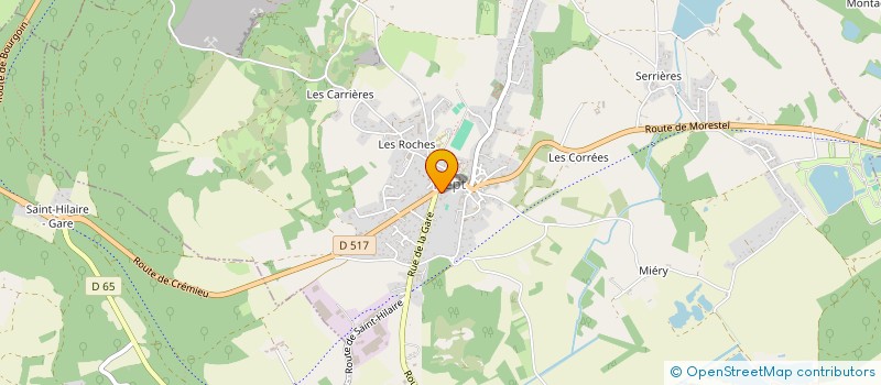 localisation de l'entreprise CENTRE COMMUNAL D'ACTION SOCIALE  TREPT