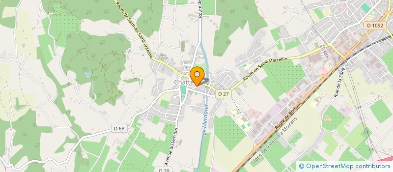 localisation de l'entreprise CENTRE COMMUNAL D'ACTION SOCIALE  CHATTE