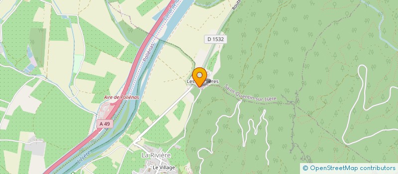 localisation de l'entreprise CENTRE COMMUNAL D'ACTION SOCIALE  TULLINS