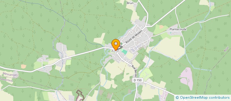 localisation de l'entreprise CENTRE COMMUNAL D ACTION SOCIALE  AZUR