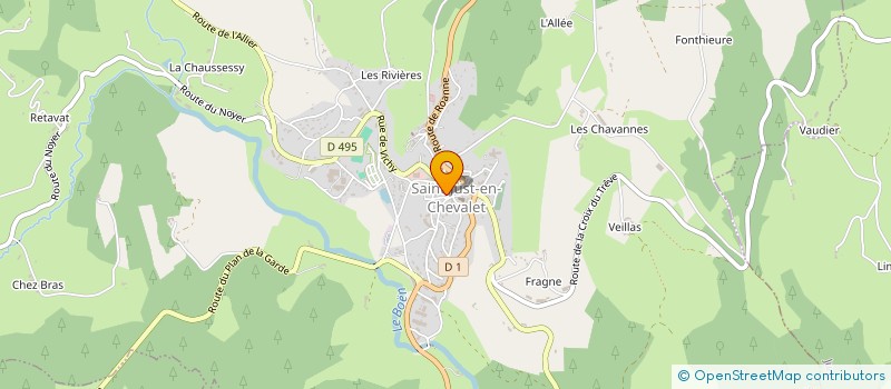 localisation de l'entreprise CENTRE COMMUNAL D'ACTION SOCIALE à SAINT MARCEL D'URFE
