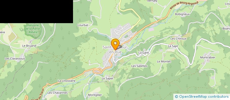 localisation de l'entreprise CENTRE COMMUNAL D'ACTION SOCIALE  SAINT-JULIEN-MOLIN-MOLETTE