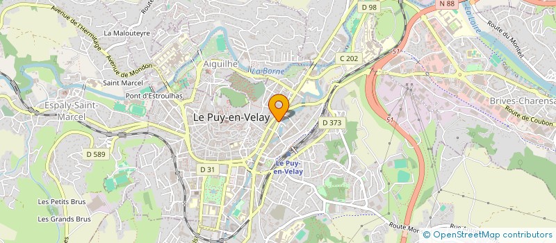 localisation de l'entreprise CENTRE COMMUNAL D'ACTION SOCIALE à LE PUY-EN-VELAY