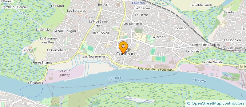 localisation de l'entreprise CENTRE COMMUNAL D ACTION SOCIALE à COUERON