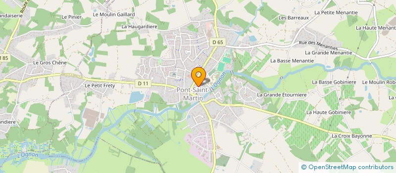 localisation de l'entreprise CENTRE COMMUNAL D'ACTION SOCIALE  PONT-SAINT-MARTIN