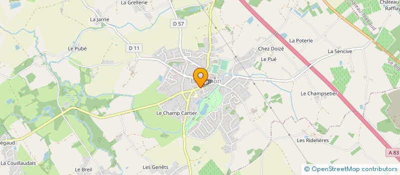 localisation de l'entreprise CENTRE COMMUNAL D'ACTION SOCIALE à LE BIGNON