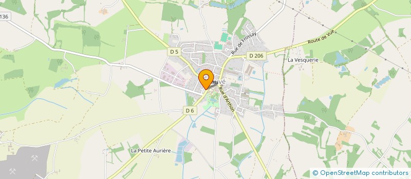 localisation de l'entreprise CENTRE COMMUNAL D'ACTION SOCIALE  CHAUVE