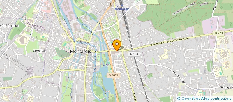 localisation de l'entreprise CENTRE COMMUNAL D'ACTION SOCIALE à MONTARGIS