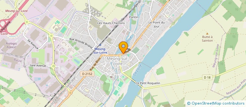 localisation de l'entreprise CENTRE COMMUNAL D'ACTION SOCIALE à MEUNG-SUR-LOIRE