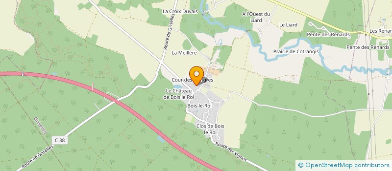 localisation de l'entreprise CENTRE COMMUNAL D'ACTION SOCIALE à FERRIERES-EN-GATINAIS
