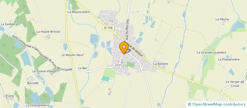 localisation de l'entreprise CENTRE COMMUNAL D'ACTION SOCIALE à CHEMILLE-EN-ANJOU