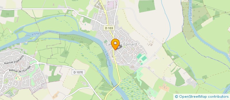 localisation de l'entreprise CENTRE COMMUNAL D'ACTION SOCIALE  FENEU