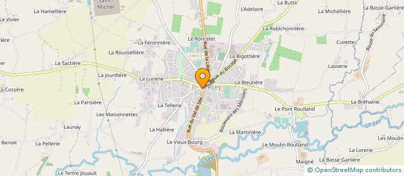 localisation de l'entreprise CENTRE COMMUNAL D'ACTION SOCIALE à BRECEY