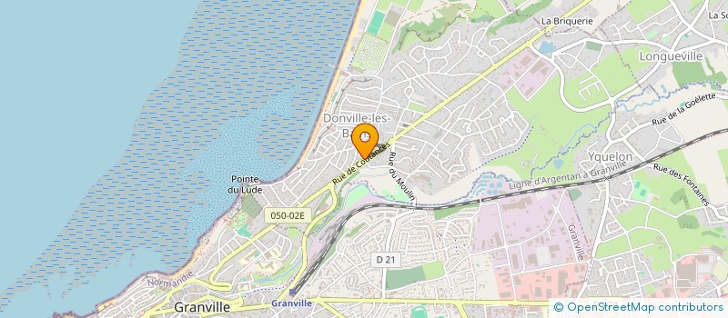 localisation de l'entreprise CENTRE COMMUNAL D'ACTION SOCIALE  DONVILLE-LES-BAINS