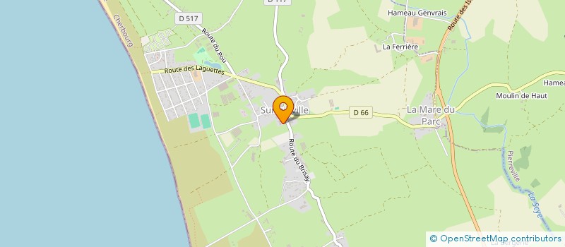 localisation de l'entreprise CENTRE COMMUNAL D'ACTION SOCIALE  SURTAINVILLE