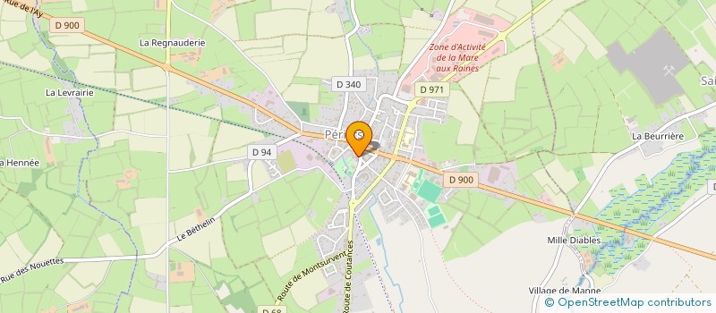 localisation de l'entreprise CENTRE COMMUNAL D'ACTION SOCIALE à PERIERS