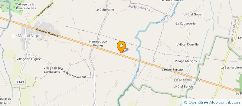 localisation de l'entreprise CENTRE COMMUNAL D'ACTION SOCIALE  MONTREUIL-SUR-LOZON