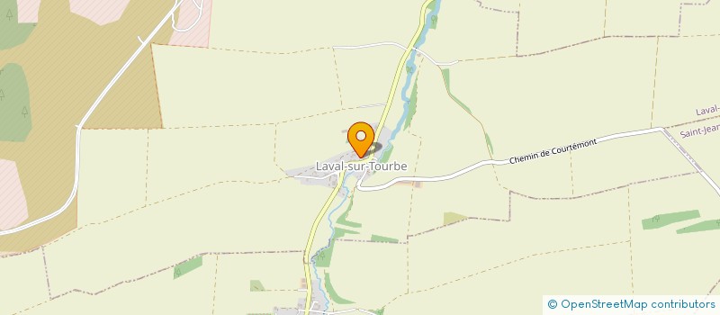 localisation de l'entreprise CENTRE COMMUNAL D'ACTION SOCIALE  LAVAL-SUR-TOURBE