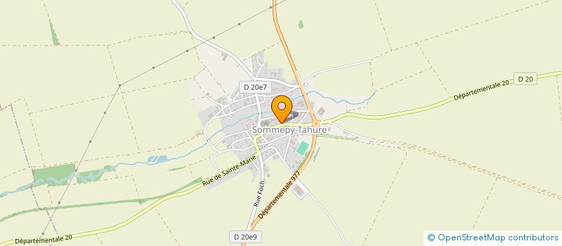 localisation de l'entreprise CENTRE COMMUNAL D'ACTION SOCIALE  SOMMEPY-TAHURE