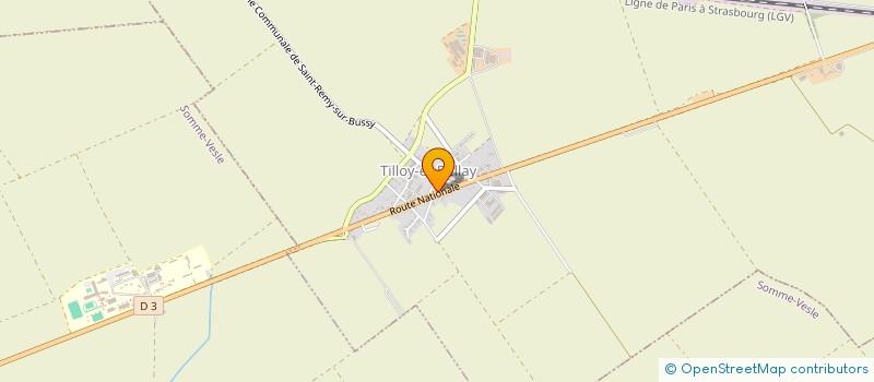 localisation de l'entreprise CENTRE COMMUNAL D'ACTION SOCIALE  TILLOY-ET-BELLAY