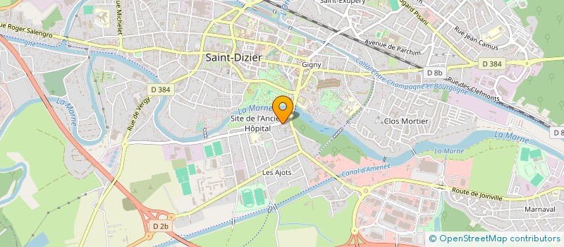 localisation de l'entreprise CENTRE COMMUNAL D'ACTION SOCIALE  SAINT-DIZIER