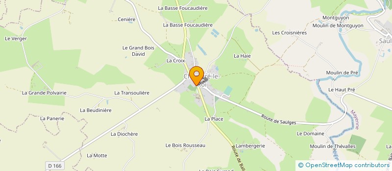 localisation de l'entreprise CENTRE COMMUNAL D'ACTION SOCIALE  CHEMERE-LE-ROI