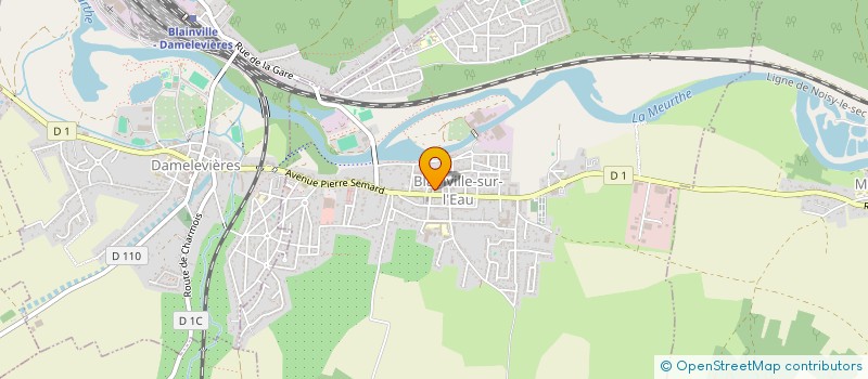 localisation de l'entreprise CENTRE COMMUNAL D ACTION SOCIALE  BLAINVILLE-SUR-L'EAU