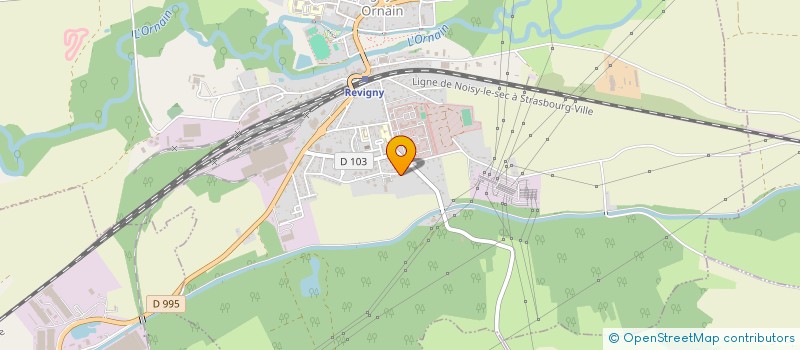 localisation de l'entreprise CENTRE COMMUNAL D'ACTION SOCIALE à REVIGNY-SUR-ORNAIN