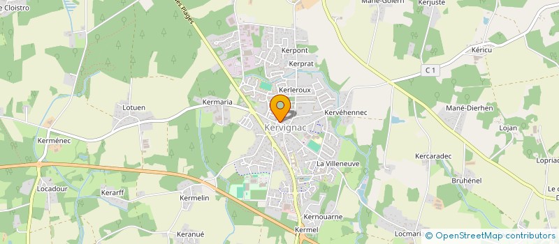 localisation de l'entreprise CENTRE COMMUNAL D ACTION SOCIALE à MERLEVENEZ