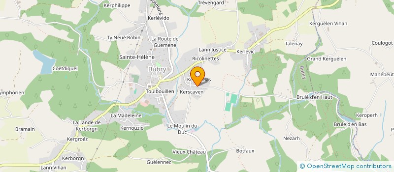 localisation de l'entreprise CENTRE COMMUNAL D ACTION SOCIALE  BUBRY