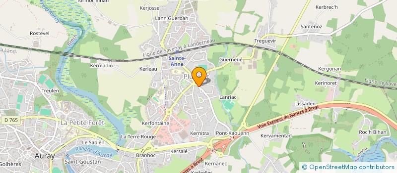 localisation de l'entreprise CENTRE COMMUNAL D ACTION SOCIALE à AURAY