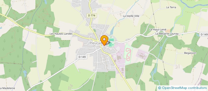 localisation de l'entreprise CENTRE COMMUNAL D'ACTION SOCIALE à MALESTROIT