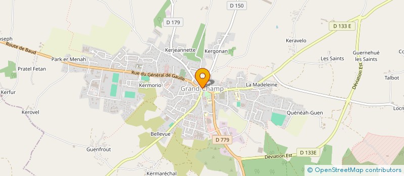 localisation de l'entreprise CENTRE COMMUNAL D ACTION SOCIALE  BRANDIVY