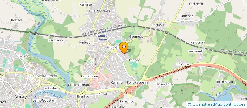 localisation de l'entreprise CENTRE COMMUNAL D ACTION SOCIALE  PLUNERET