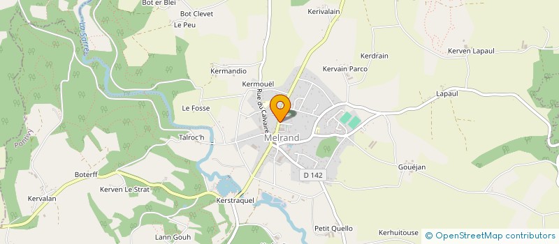 localisation de l'entreprise CENTRE COMMUNAL D ACTION SOCIALE  QUISTINIC