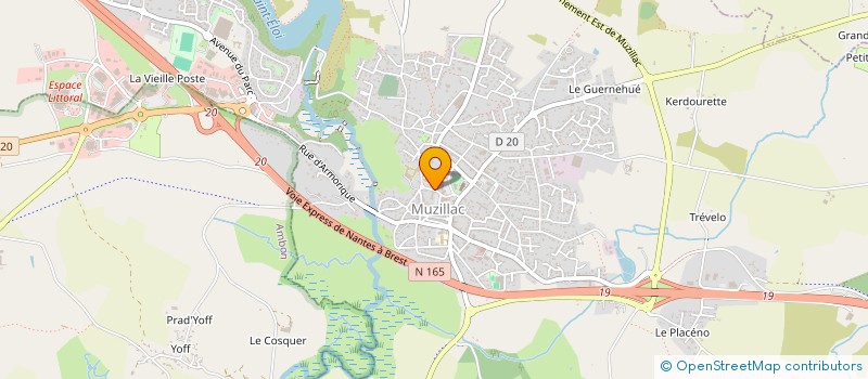 localisation de l'entreprise CENTRE COMMUNAL D ACTION SOCIALE  MUZILLAC