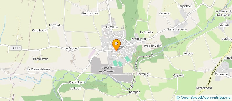 localisation de l'entreprise CENTRE COMMUNAL D ACTION SOCIALE  PLUMELIN