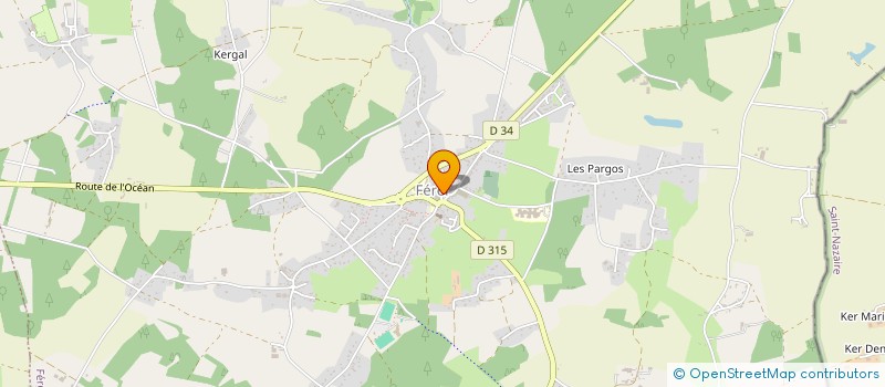 localisation de l'entreprise CENTRE COMMUNAL D ACTION SOCIALE  FEREL