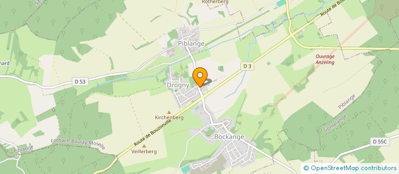 localisation de l'entreprise CENTRE COMMUNAL D'ACTION SOCIALE  PIBLANGE