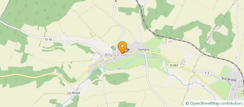 localisation de l'entreprise CENTRE COMMUNAL D'ACTION SOCIALE à BILLY-SUR-OISY