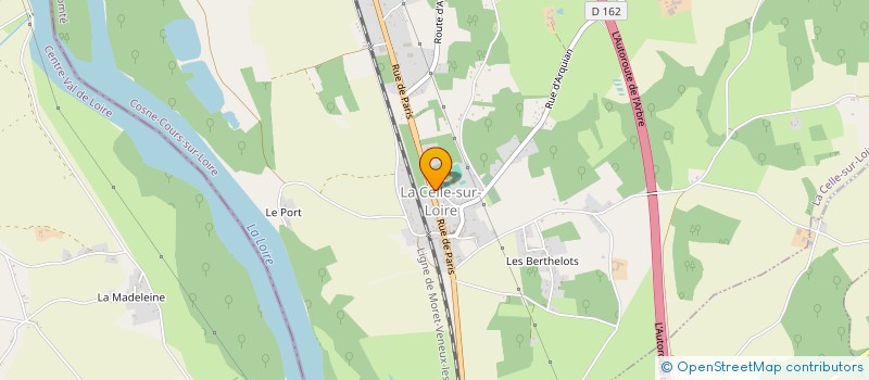localisation de l'entreprise CENTRE COMMUNAL D ACTION SOCIALE à LA CELLE-SUR-LOIRE