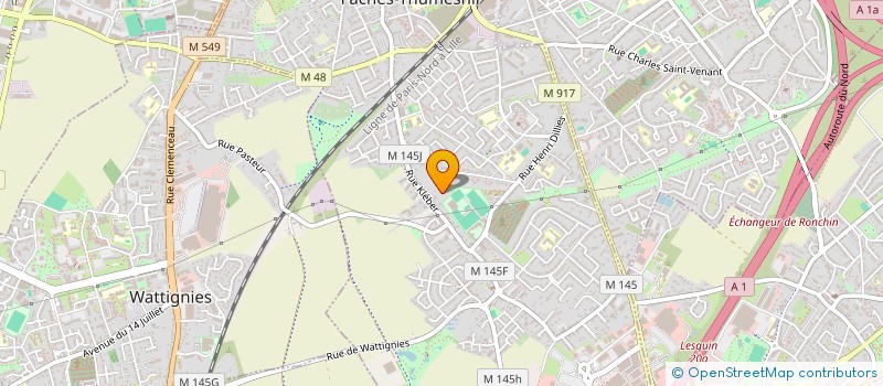 localisation de l'entreprise CENTRE COMMUNAL D'ACTION SOCIALE à FACHES-THUMESNIL